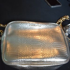 Victoria Secret Faux Snake Skin Cross Body Bag NWT